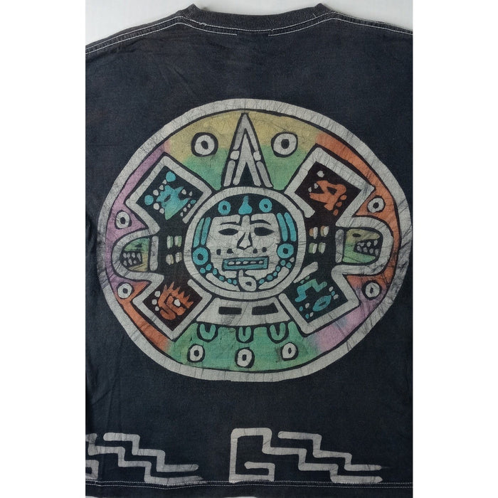 Rare M&O Gold Vintage Graphic T Shirt Aztec Celestial Night Sky Print M&O Gold4
