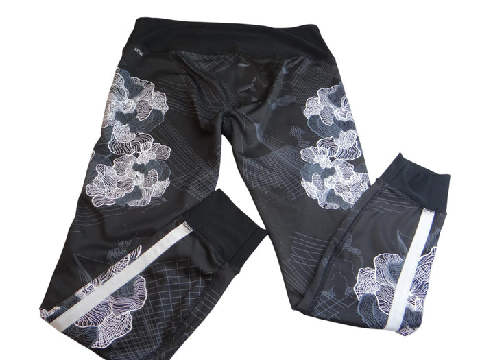 RBX Floral Print Active Leggings   Size Medium3