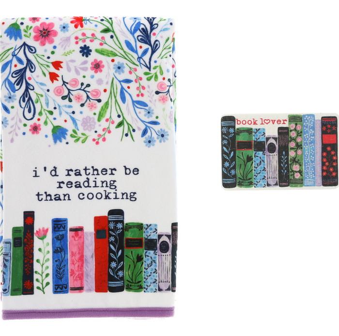 Reading - Tea Towel & Sponge Gift Set