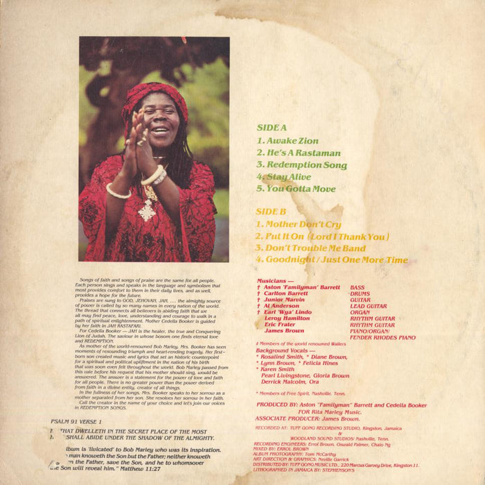Redemption Songs (1st, Jamaica)