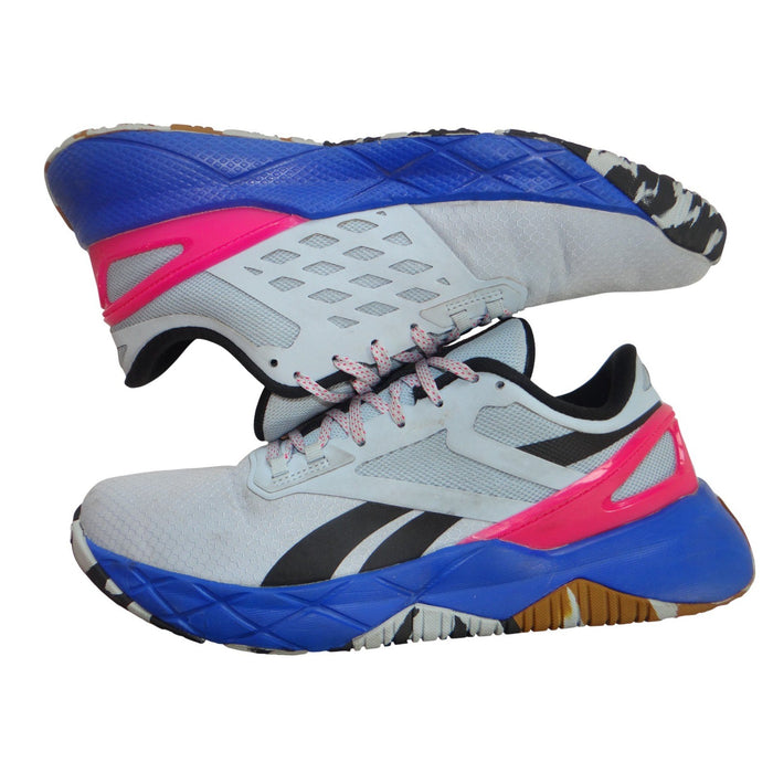 Reebok NanoFlex TR 20 Women's Training Shoes Light Blue Pink Blue Size 91