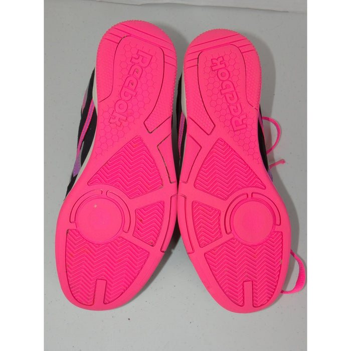 Reebok x Barbie BB 4000 II Womens Black Pink Purple Suede Sneakers 6 10002000622