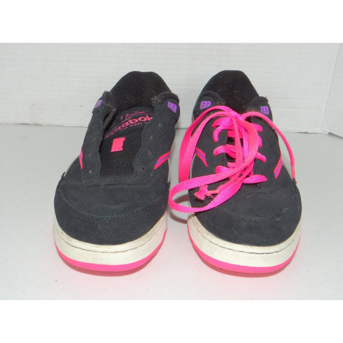 Reebok x Barbie BB 4000 II Womens Black Pink Purple Suede Sneakers 6 10002000624