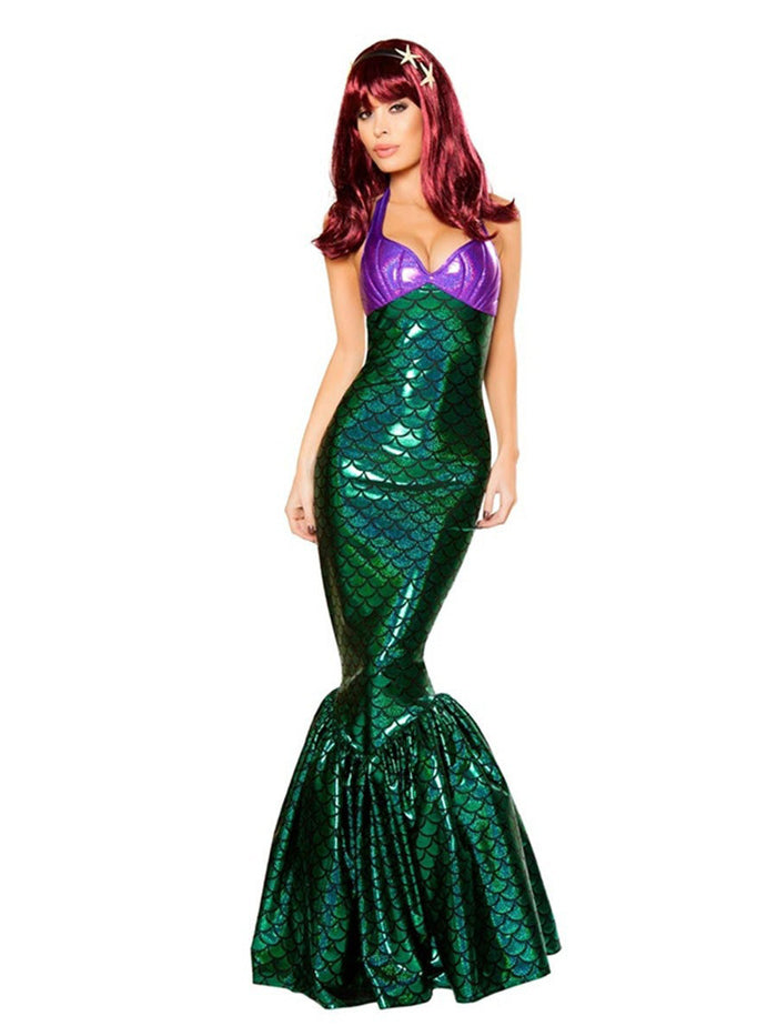 Reflective Mermaid Princess Cosplay Dress