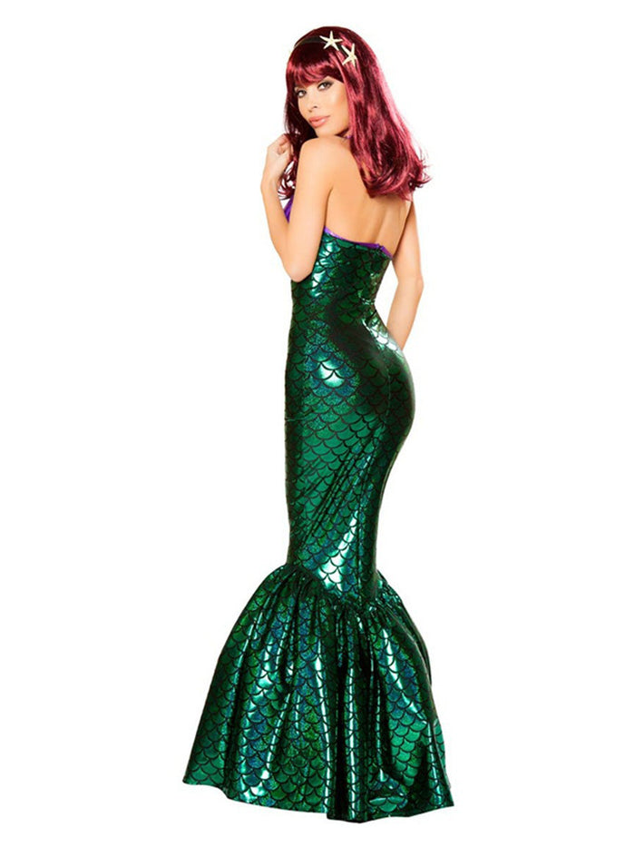 Reflective Mermaid Princess Cosplay Dress