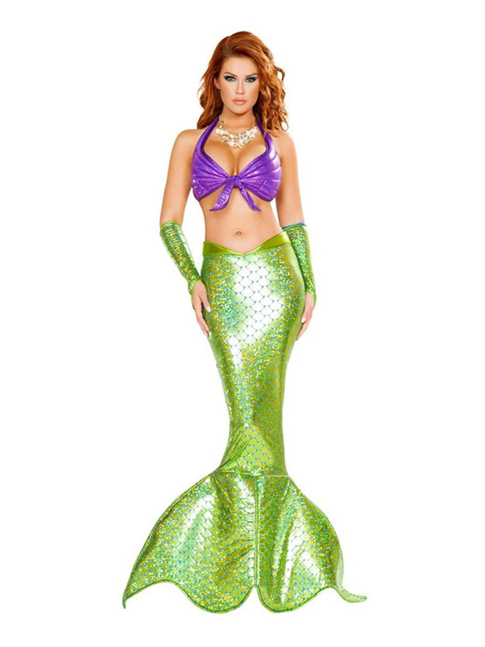 Reflective Mermaid Princess Cosplay Dress