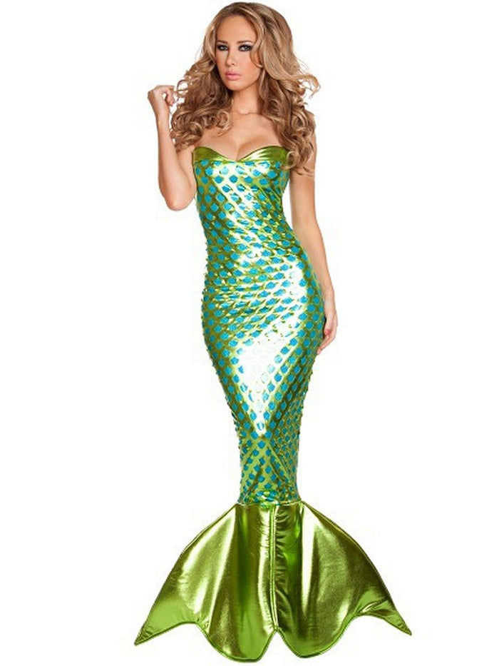Reflective Mermaid Princess Cosplay Dress