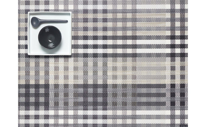 RHYTHM RECTANGLE PLACEMAT,  VANILLA