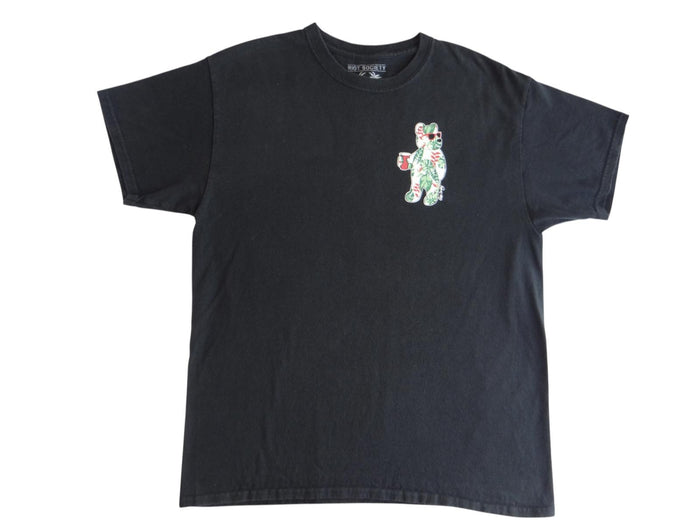 Riot Society Graphic Bear T Shirt   Black1