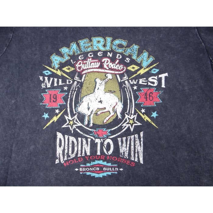 Rock & Roll Cowgirl Legends Outlaw Rodeo Graphic T Shirt Women's Size Medium2