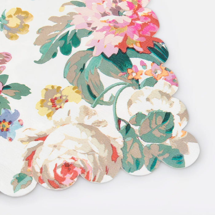 Colorful floral stickers on a white background