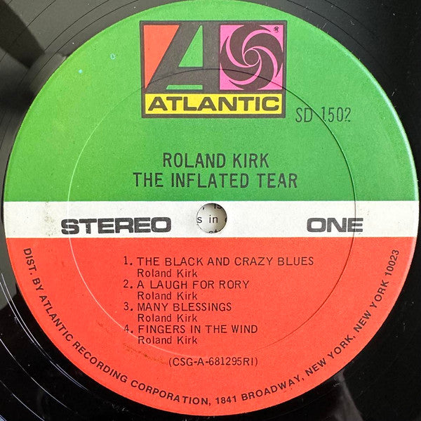 Roland Kirk - The Inflated Tear (LP) [US] 1971 RP (Near Mint (NM or M-))