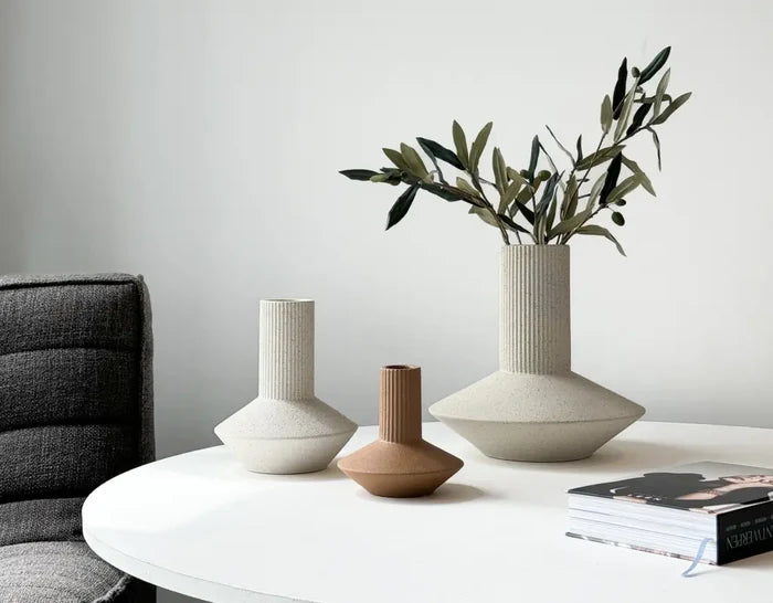ROMA VASE LARGE SAND