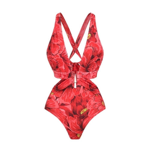 Rosavia Monokini Set  - Red