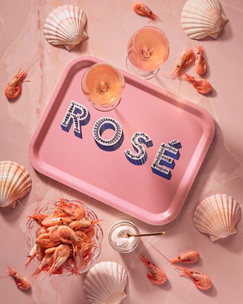 ROSE LIGHT PINK TRAY
