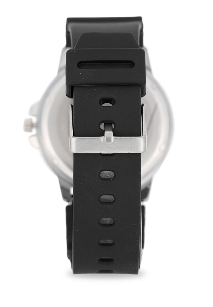 Valentino Rubber Strap Analog Watch for Men 20122530-BLK STRAP-BLUE DIAL-Watch Portal Philippines