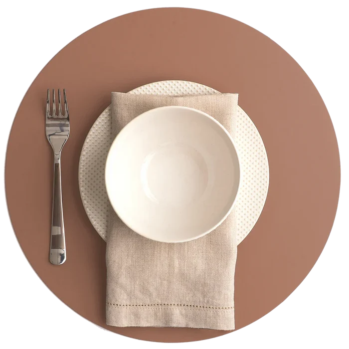 RUCA ROUND PLACEMAT NUT (SET OF 4)