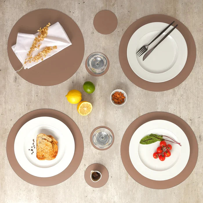 RUCA ROUND PLACEMAT NUT (SET OF 4)