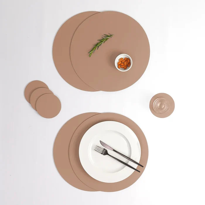 RUCA ROUND PLACEMAT NUT (SET OF 4)