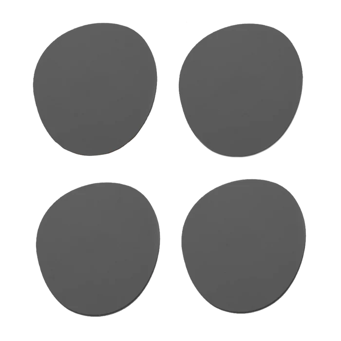 RUCA STONE COASTERS (X4) GRAFITE (GREY 80)