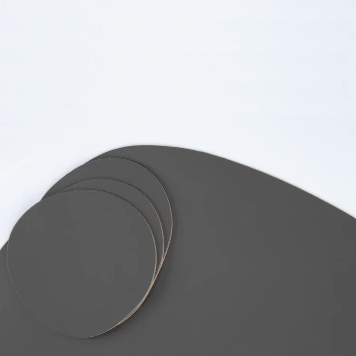 RUCA STONE COASTERS (X4) GRAFITE (GREY 80)