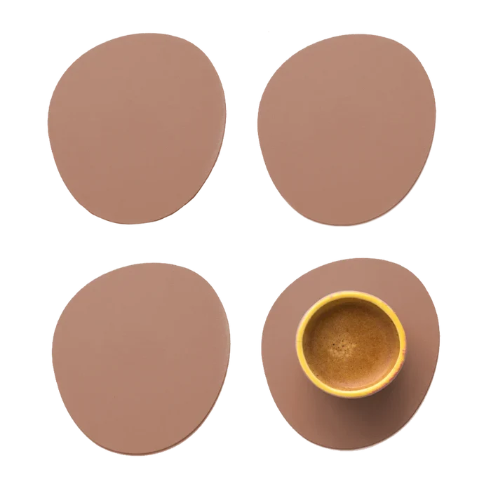RUCA STONE COASTERS (X4) NUT