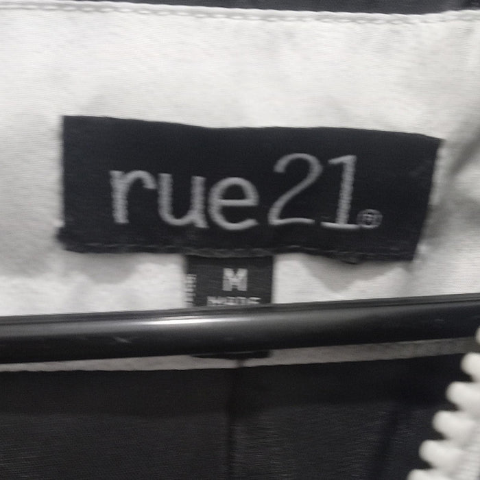 Rue21 Cropped Hooded Windbreaker Jacket with Roses1