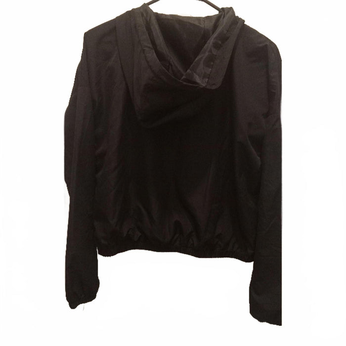 Rue21 Cropped Hooded Windbreaker Jacket with Roses2