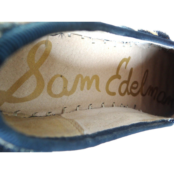 Sam Edelman Women Leopard Print Calf Hair Platform Espadrille Slip On Shoes 82