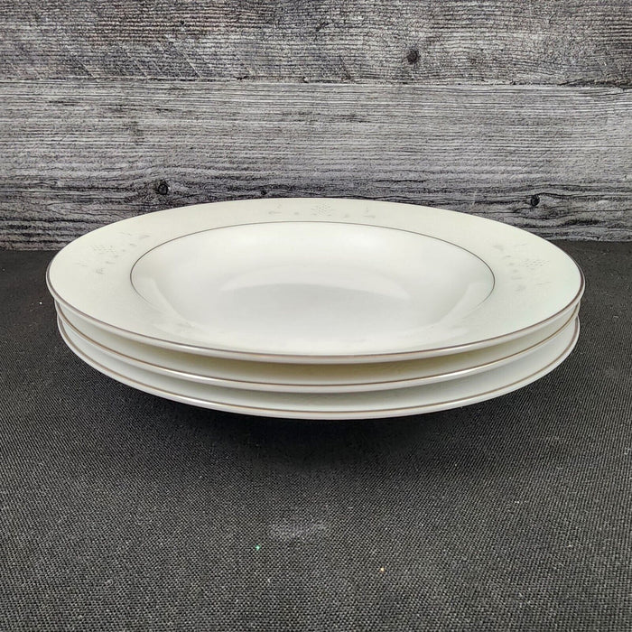 Sango Florence Set of 3 Sauce Dessert Fruit Bowl 5 1/2" Gray Scrolls Japan 3646