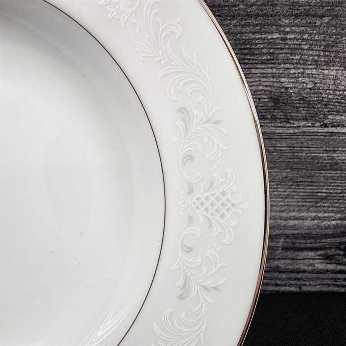 Sango Florence Set of 3 Sauce Dessert Fruit Bowl 5 1/2" Gray Scrolls Japan 3646