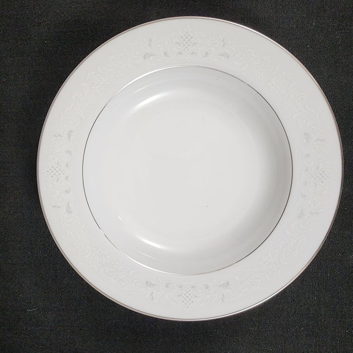 Sango Florence Set of 3 Sauce Dessert Fruit Bowl 5 1/2" Gray Scrolls Japan 3646