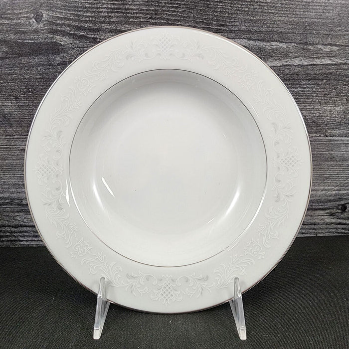 Sango Florence Set of 3 Sauce Dessert Fruit Bowl 5 1/2" Gray Scrolls Japan 3646
