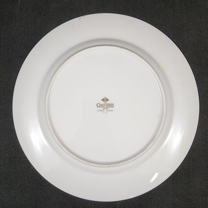 Sango Flower Garden Chop Platter Round 12" Oxford Pink Blue Ceramic 535