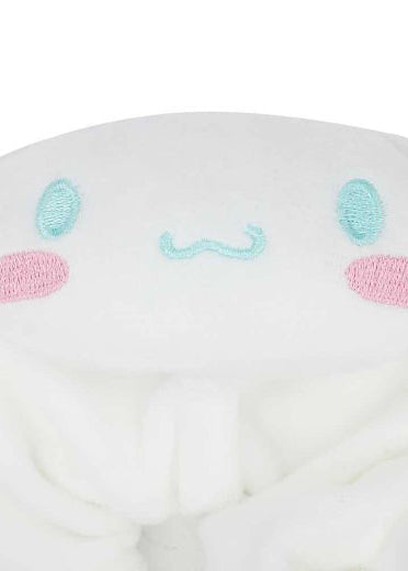 Bioworld Sanrio Cinnamoroll Scrunchies 3 Pack Set in white multi — AOP scrunchie detail view