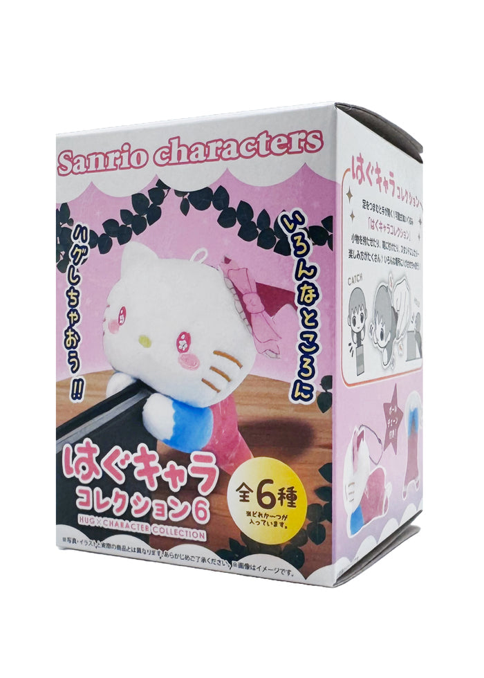 Sanrio Hug Character Plush Mascot Series 6 Blind Box in multi with surprise Sanrio character hug plush mascot — front view