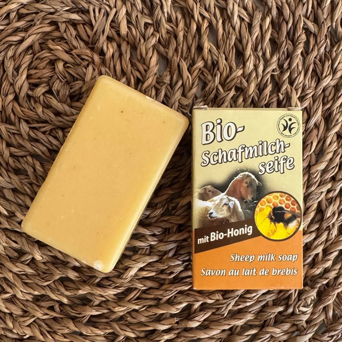 Savon au lait de brebis bio et miel Saling – Doux