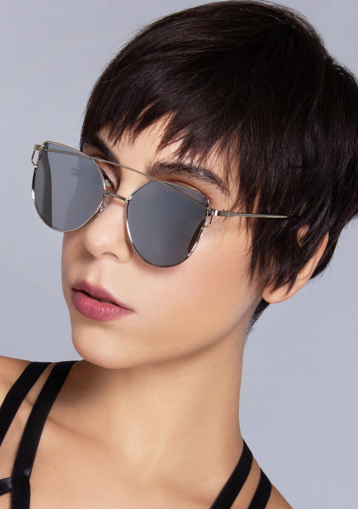 LASR Scandalous Reflective Sunglasses — front view