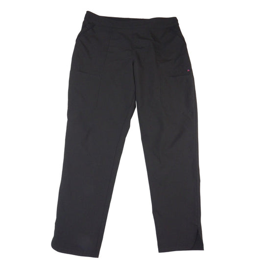 Scrubstar Premium Black Cargo Scrub Pants Womens Large L/G Elastic Waist0