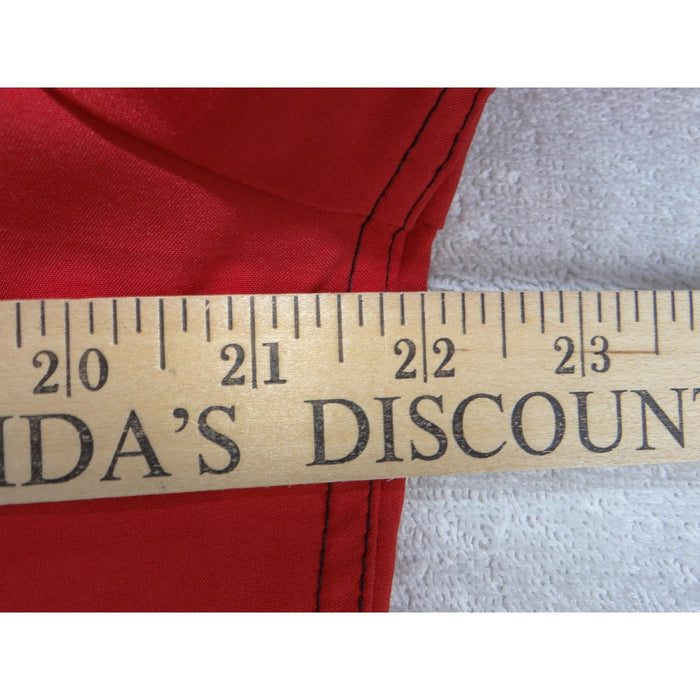 Scrubstar Premium Scrubwear Red V Neck Medical Scrub Top Womens Large 36393