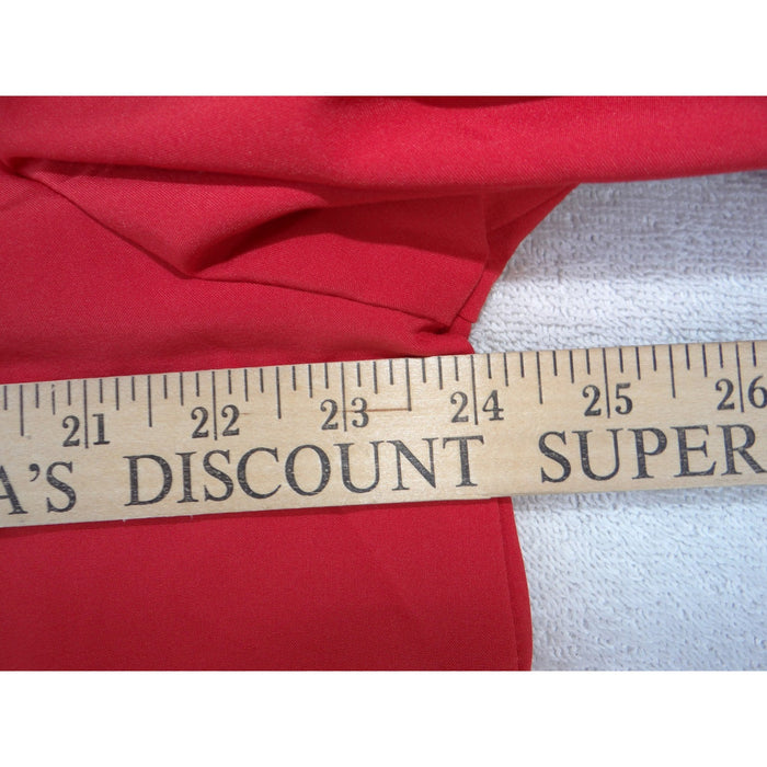 Scrubstar Red Snap Front Scrub Jacket XL Long Sleeve Ethical Fabric Warm Up3