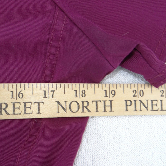 Scrubstar Ultimate Magenta Purple V Neck Scrub Top Womens Small Zipper Pocket3