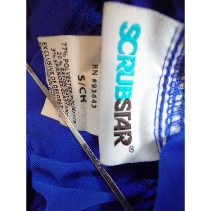 Scrubstar Women Royal Blue Jogger Scrub Pants Small S/CH Drawstring Stretch3
