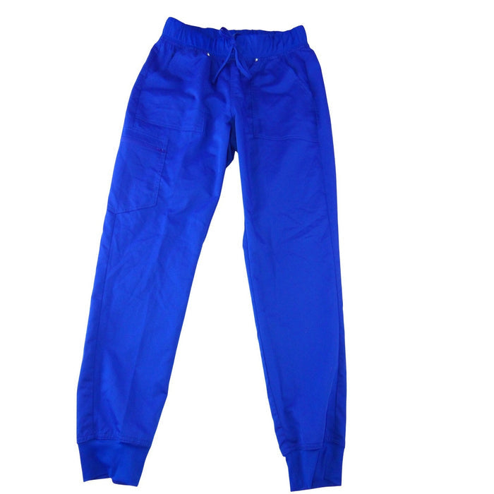 Scrubstar Womens Royal Blue Jogger Scrub Pants Elastic Waist Small0