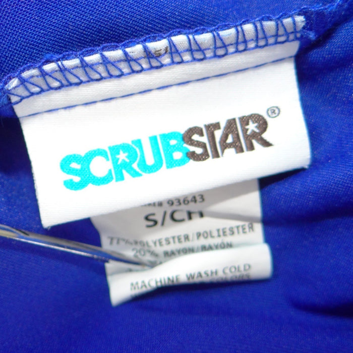Scrubstar Womens Royal Blue Jogger Scrub Pants Elastic Waist Small1