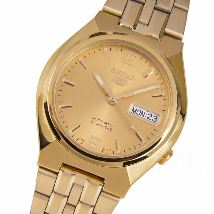 Seiko 5 Sports SNKL64K1 Gold Stainless Automatic Watch for Men-Watch Portal Philippines