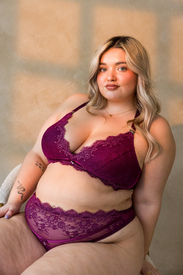 LILUNDERWEAR Serenity Tanga Taille Haute - tanga taille haute vue ensemble
