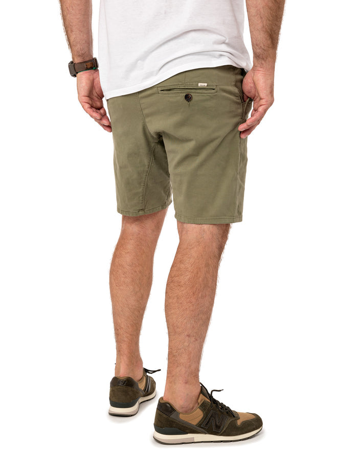 short chino verdi PULLIN en coton