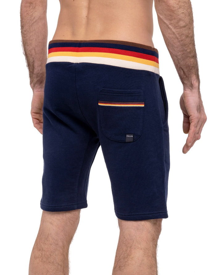 short joggging darknavy PULLIN en coton