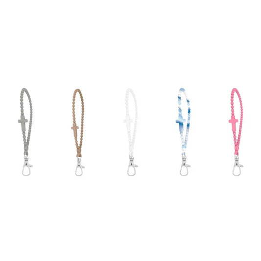 Silicone Cross Keychain {Ryan & Rose}